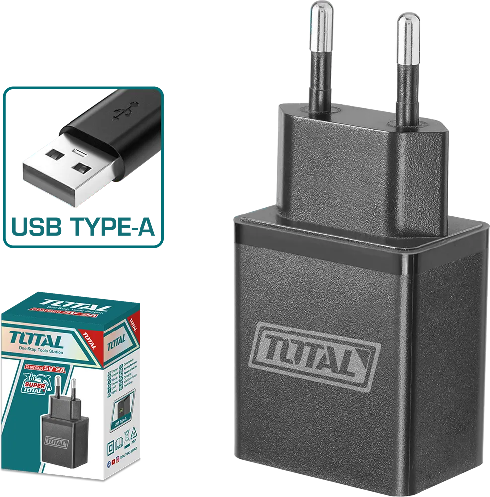 رأس شاحن USB بقدرة 5 فولت 2 أمبير من TOTAL