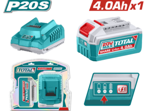 بطارية 20 فولت 4 أمبير + شاحن من TOTAL