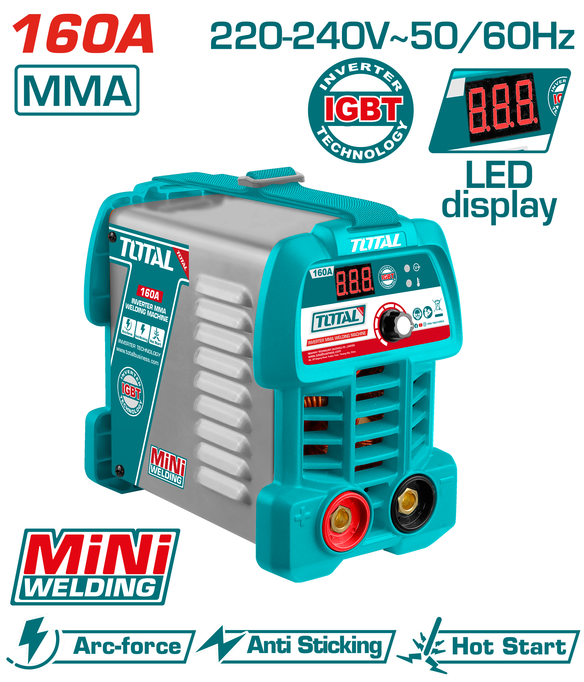ماكينة لحام MMA انفرتر 160 أمبير ميني